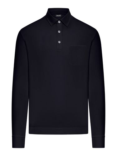 COTTON POLO WITH POCKET - Man - Zegna - Modalova