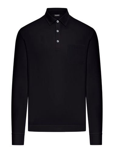 COTTON POLO WITH POCKET - Man - Zegna - Modalova