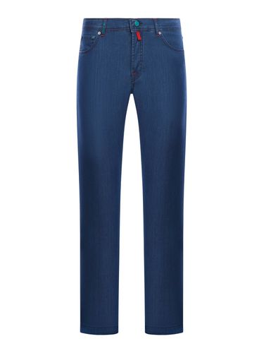 JEANS IN STRETCH FABRIC - Man - Kiton - Modalova