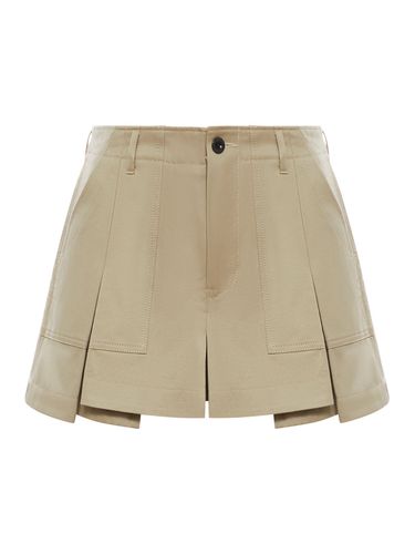 COTTON POPLIN SHORTS - Woman - Sacai - Modalova