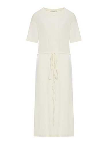 RIBBED T-SHIRT DRESS WITH BELT - Woman - Lemaire - Modalova