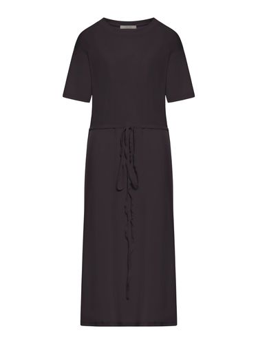 RIBBED T-SHIRT DRESS WITH BELT - Woman - Lemaire - Modalova