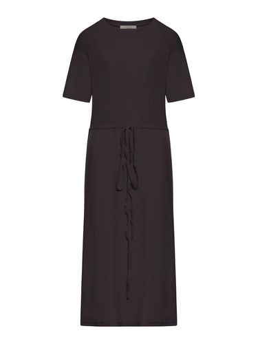 RIBBED T-SHIRT DRESS WITH BELT - Woman - Lemaire - Modalova