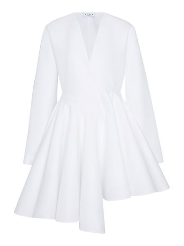 SHORT DRESS IN COTTON POPLIN - Woman - Alaia - Modalova