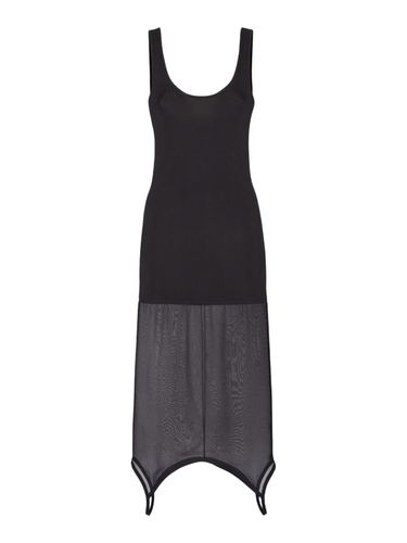 BLACK JERSEY DRESS - Fendi - Woman - Fendi - Modalova