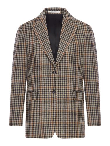 SINGLE-BREASTED TAILORED WOOL JACKET - Woman - Tagliatore - Modalova