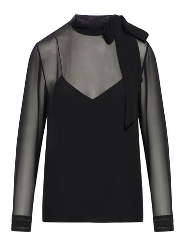 SILK GEORGETTE TOP - Gucci - Woman - Gucci - Modalova