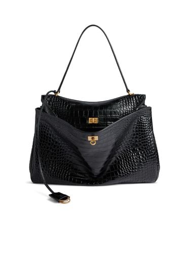 WOMEN`S MEDIUM RODEO CROCODILE EMBOSSED BAG IN - Woman - Balenciaga - Modalova