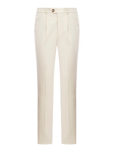 Trousers with pleats - Man - Brunello Cucinelli - Modalova