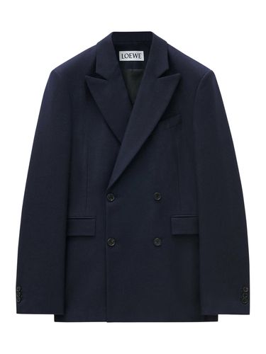 Double-breasted wool jacket - Man - Loewe - Modalova