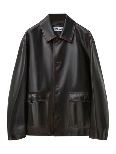 Calfskin nappa jacket - Loewe - Man - Loewe - Modalova