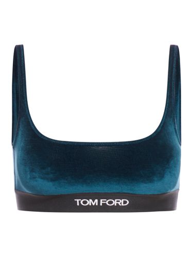 Top with jacquard effect - Woman - Tom Ford - Modalova