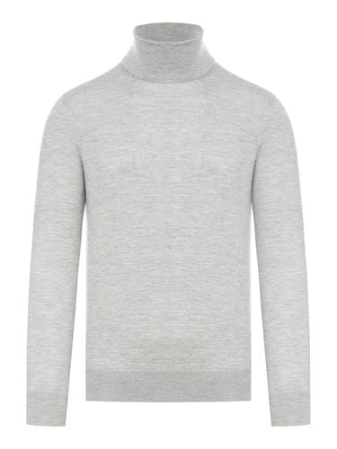 CASHMERE AND SILK HIGH NECK SWEATER - Man - Zegna - Modalova