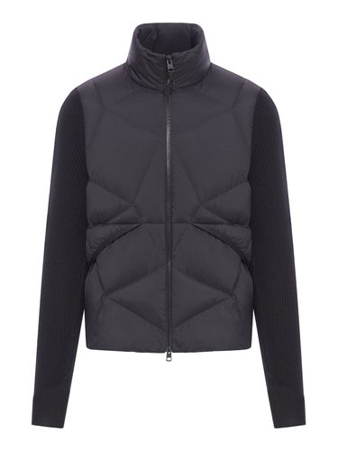 Padded wool cardigan - Man - Moncler - Modalova