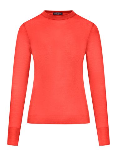 CREWNECK SWEATER IN WOOL - Woman - Roberto Collina - Modalova