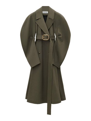 Cotton Trench Coat - Loewe - Woman - Loewe - Modalova