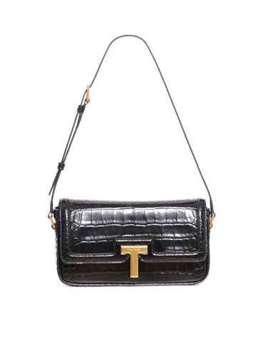 MINI EMBOSSED CROCODILE LEATHER BAG - Woman - Tom Ford - Modalova