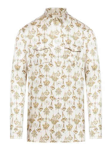 Shirt with chandelier print in silk - Man - Givenchy - Modalova