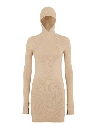 Beige wool and silk dress - Woman - Fendi - Modalova