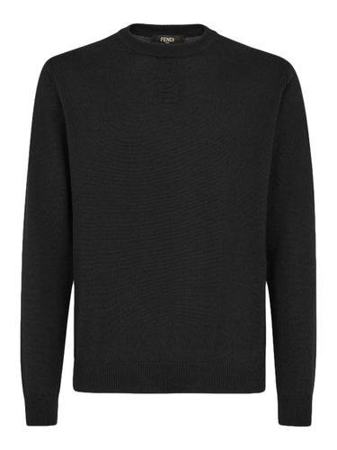 Black wool sweater - Fendi - Man - Fendi - Modalova