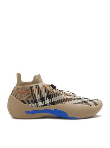 Neptune sneakers in checked mesh - Woman - Burberry - Modalova