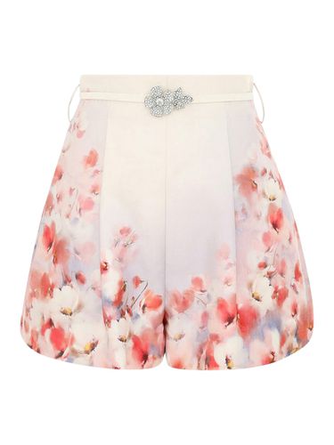 FLORAL PRINT SHORTS - Woman - Zimmermann - Modalova