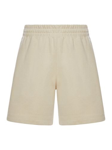 CHECK LABEL SPORTS SHORTS - Man - Burberry - Modalova