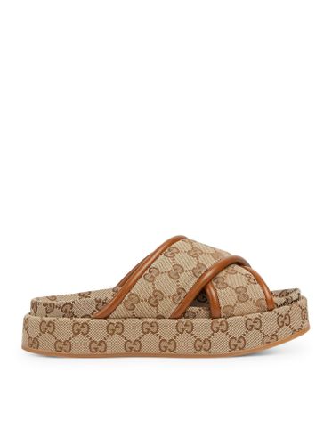 PLATFORM SANDAL NAPPA - Woman - Gucci - Modalova