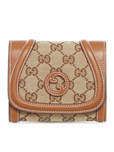 GG CANVAS WALLET WITH LEATHER INSERTS - Woman - Gucci - Modalova