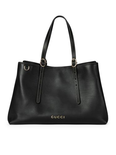 GG EMBLEM MEDIUM SIZE SHOPPING BAG - Woman - Gucci - Modalova