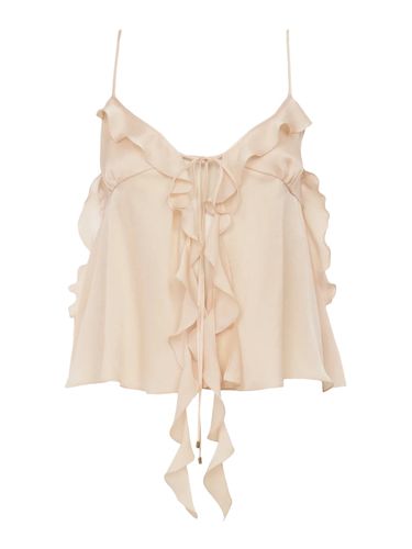 CAMISOLE TOP IN SILK - Woman - Chloe` - Modalova