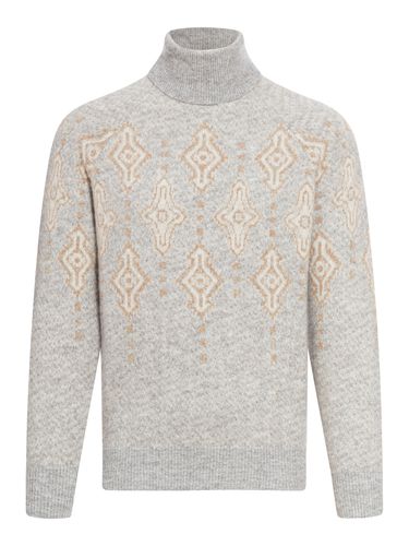 Sweater with inlays - Man - Brunello Cucinelli - Modalova