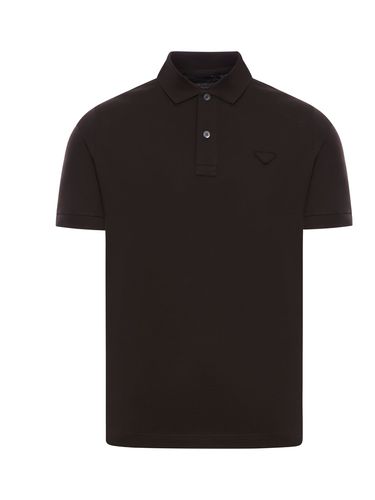 SHORT SLEEVE COTTON POLO - Man - Prada - Modalova