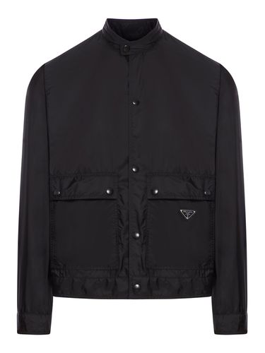 RE-NYLON JACKET WITH LOGO - Man - Prada - Modalova