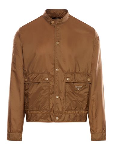 RE-NYLON JACKET WITH LOGO - Man - Prada - Modalova