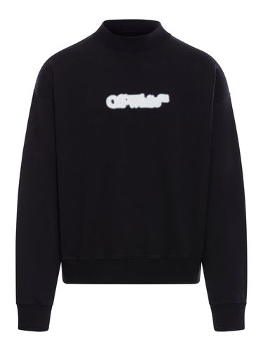 CREWNECK SWEATSHIRT WITH SPRAY PRINT - Man - Off-white - Modalova