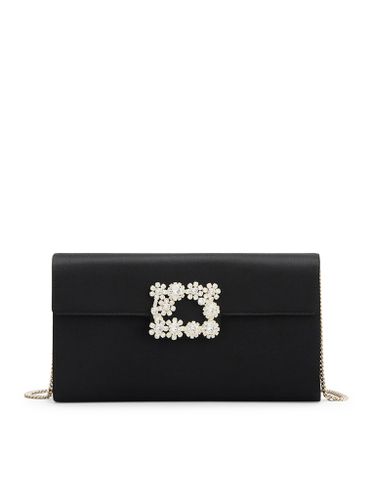 EFFLORESCENCE CLUTCH IN SATIN - Woman - Roger Vivier - Modalova