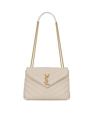 SMALL LOULOU BAG IN “Y” MATELASSÉ LEATHER WITH CHAIN - - Woman - Saint Laurent - Modalova