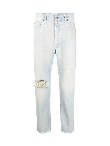 Distressed straight-leg jeans - - Man - Golden Goose Deluxe Brand - Modalova