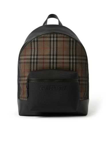 Mesh backpack and Check - - Man - Burberry - Modalova