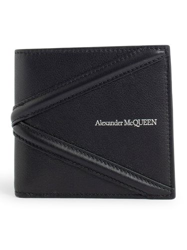 Logo-plaque leather wallet - - Man - Mcqueen - Modalova