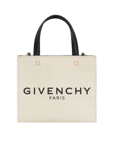 Givenchy Mini Antigona 4g Jute Tote Bag in Natural