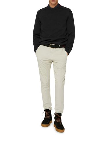 Regular crewneck sweater in worsted wool - - Man - Dondup - Modalova