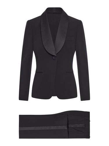 TAILLEUR WITH SILK INSERTS - Woman - Giorgio Armani - Modalova