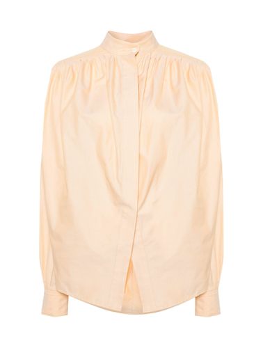 Oxford gathered cotton blouse - Woman - Etro - Modalova