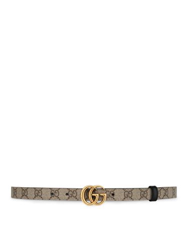 GG MARMONT REVERSIBLE THIN BELT - Woman - Gucci - Modalova