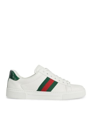 WOMEN`S ACE SNEAKERS WITH WEB DETAIL - Woman - Gucci - Modalova