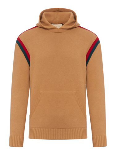 Wool sweater with hood - - Man - Gucci - Modalova