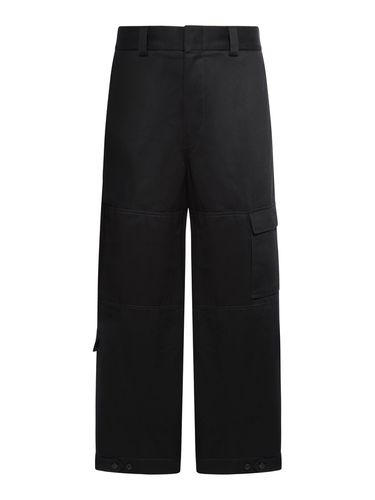 Gucci Denim Pant With Gg Canvas Cuffs In Brown | ModeSens