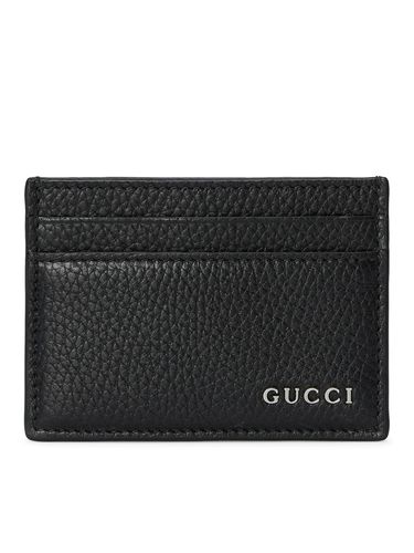 CARD HOLDER WITH LOGO - - Man - Gucci - Modalova